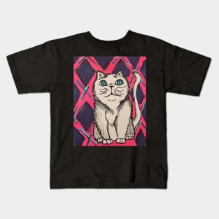 Geometric Cat #2 Kids T-Shirt